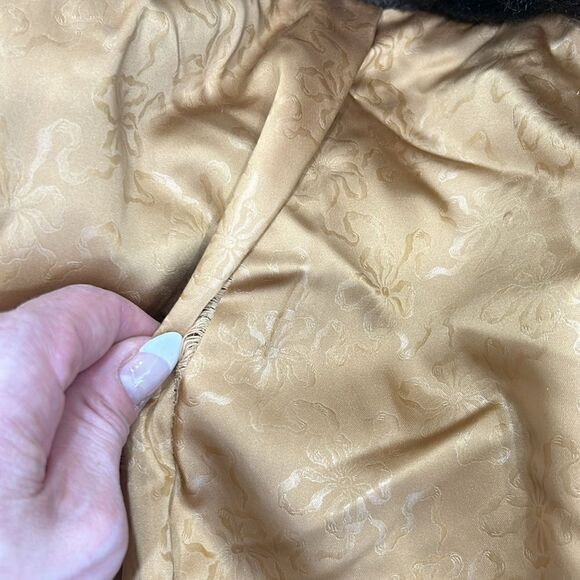 Mill-Minx exclusive designed by DeMilo faux fur vintage heavy lined coat - Picture 7 of 8